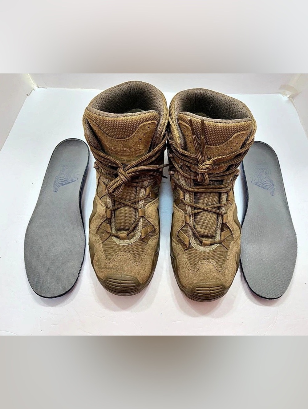 LOWA Zephyr Mid TF Hiking Boots Men's Size 9 US (EU 42) Coyote Tan Tactical